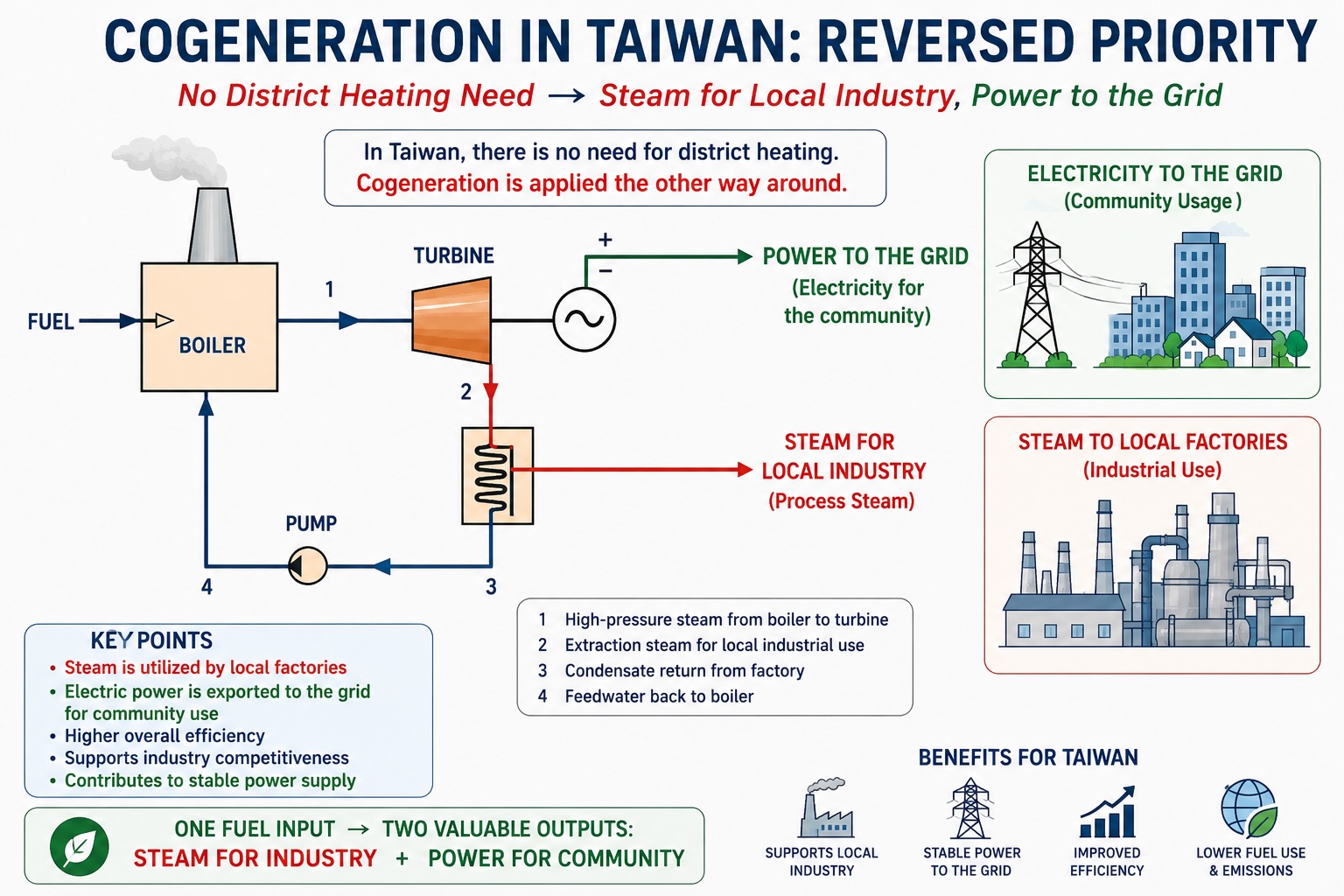 Cogeneration / combined heat-and-power system